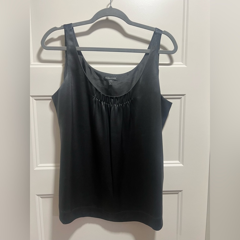 Eileen Fisher 100% Silk Shell - Sz L